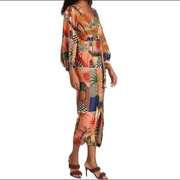 Farm Rio Mystic City Wrap Jumper - Picture 5 of 7